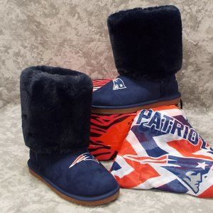 Officially Licensed NFL Cuce Devotee Boot -8 Navy